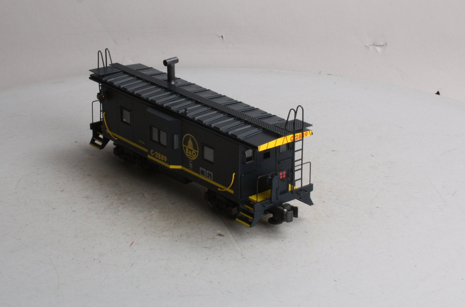K-Line K612-1091 O Gauge Baltimore & Ohio Illuminated Bay Window Caboose NIB