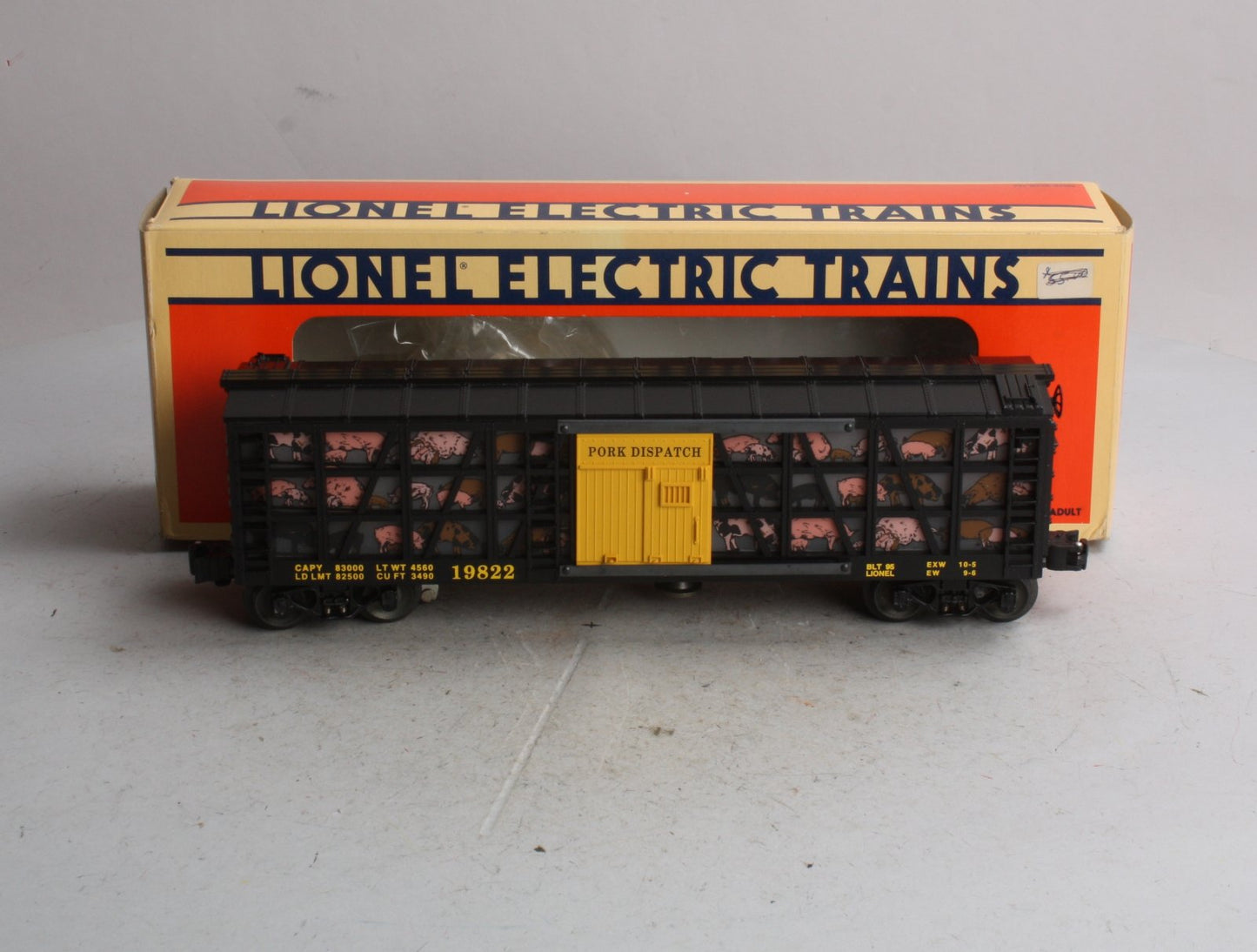 Lionel 6-19822 O Gauge Operating Pork Dispatch Car #19822 LN/Box