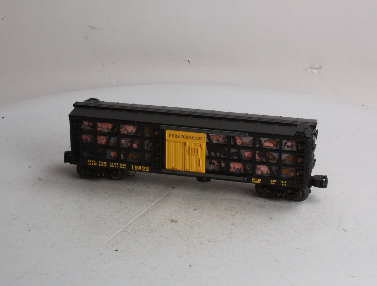 Lionel 6-19822 O Gauge Operating Pork Dispatch Car #19822 LN/Box
