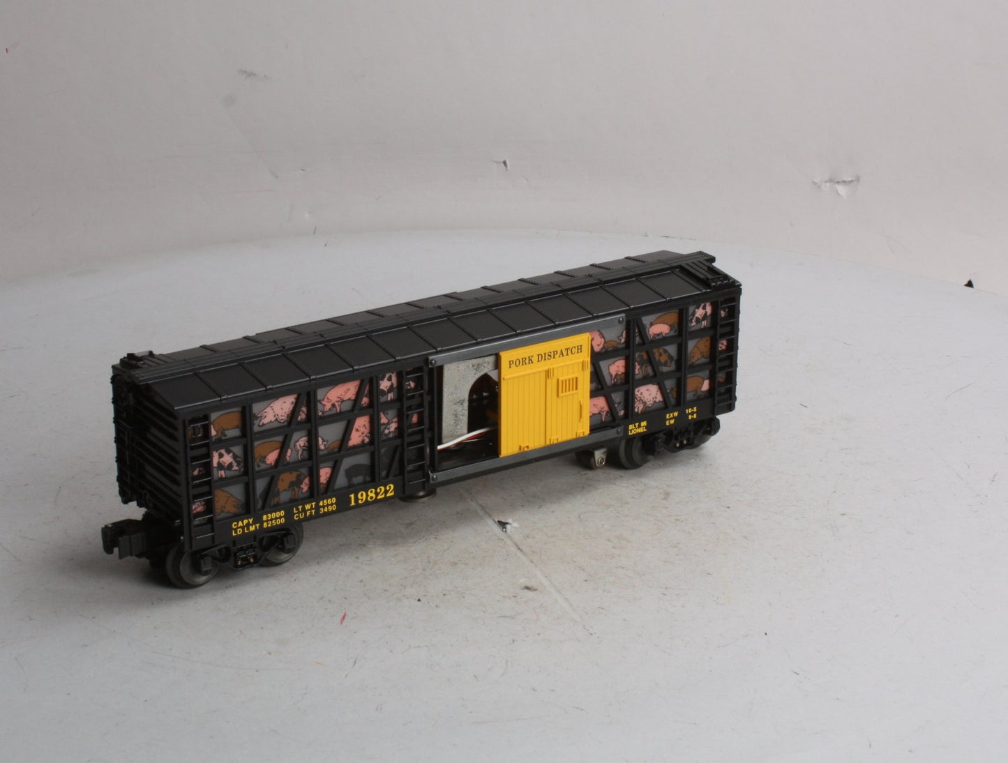 Lionel 6-19822 O Gauge Operating Pork Dispatch Car #19822 LN/Box