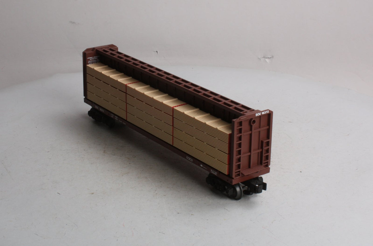 Lionel 6-16372 O Gauge Southern I-Beam Flat Car w/ Wood Load LN/Box