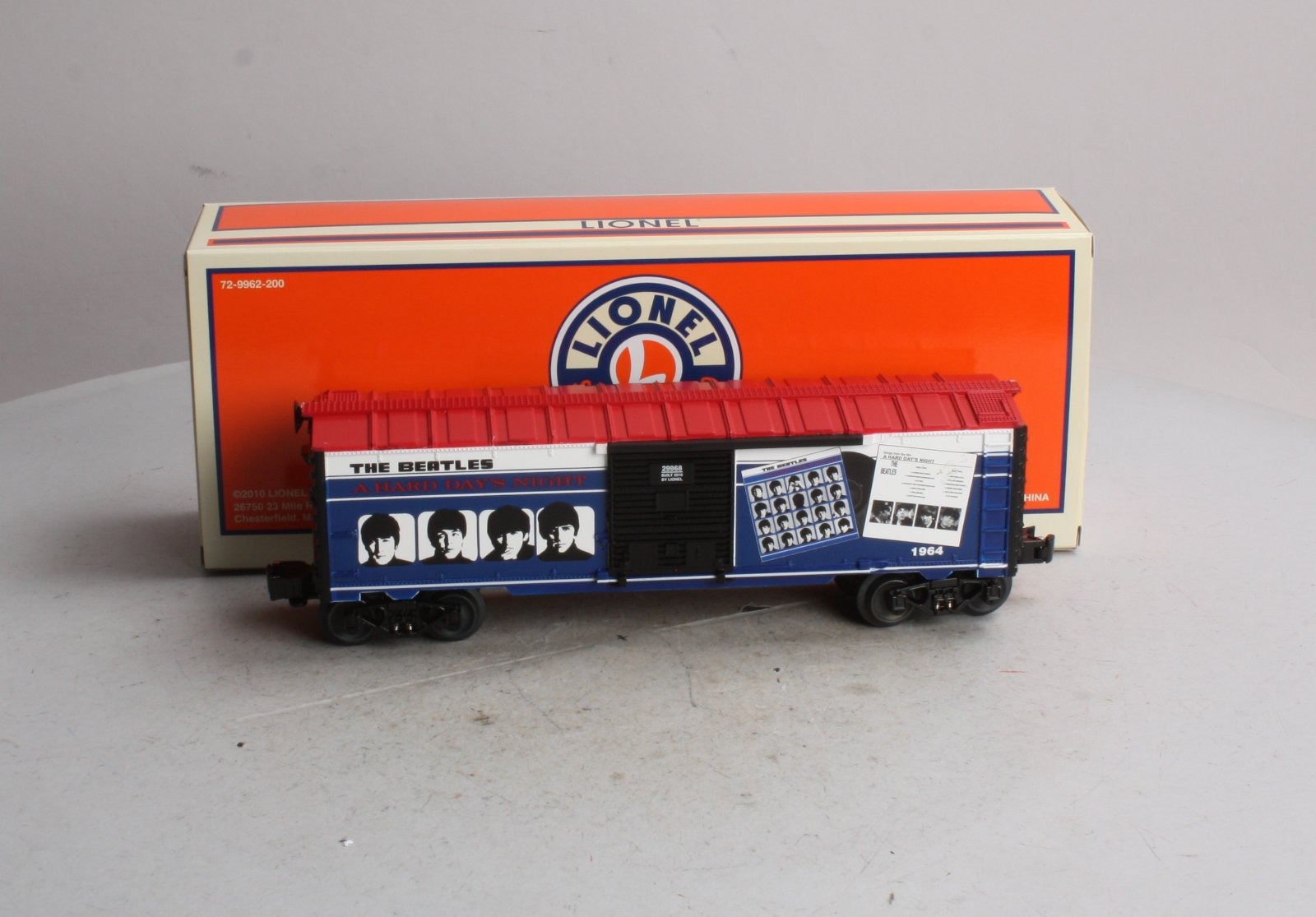 Lionel 6-29968 O The Beatles ''A Hard Day's Night'' Boxcar NIB