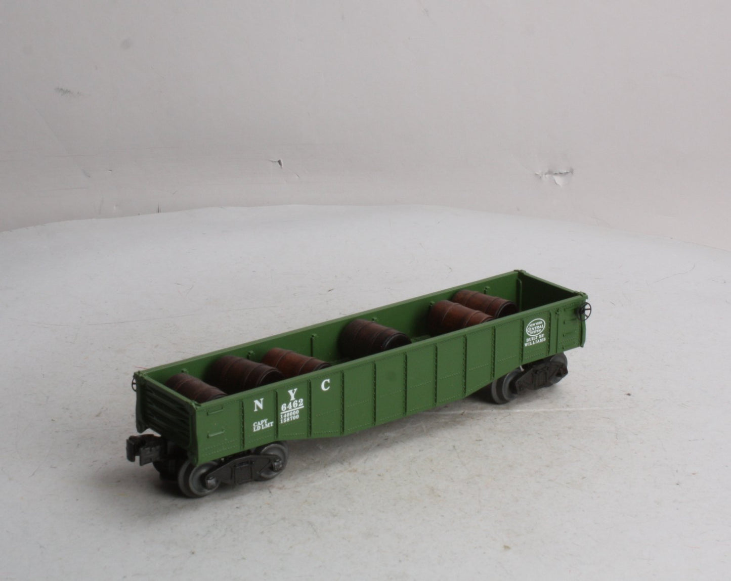 Williams GC03 New York Central Gondola W/Barrels #6462 NIB
