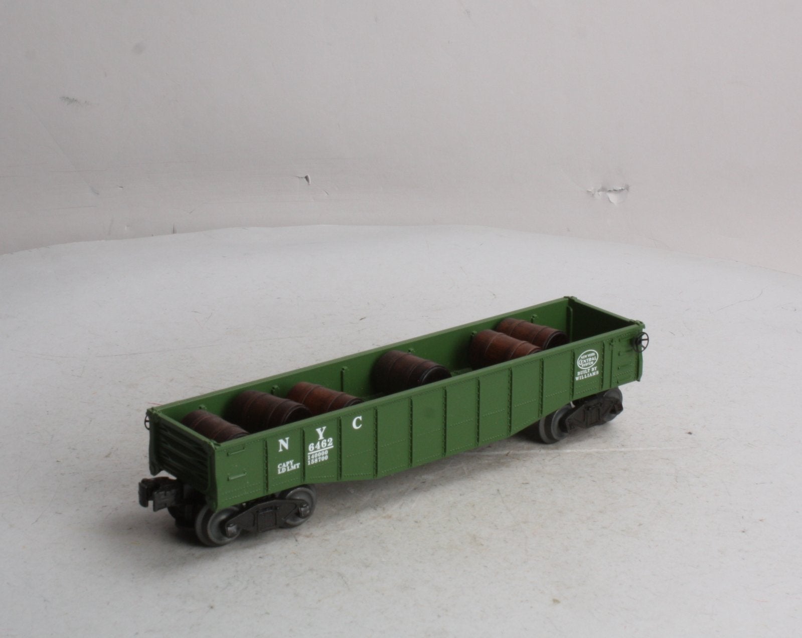 Williams GC03 New York Central Gondola W/Barrels #6462 NIB