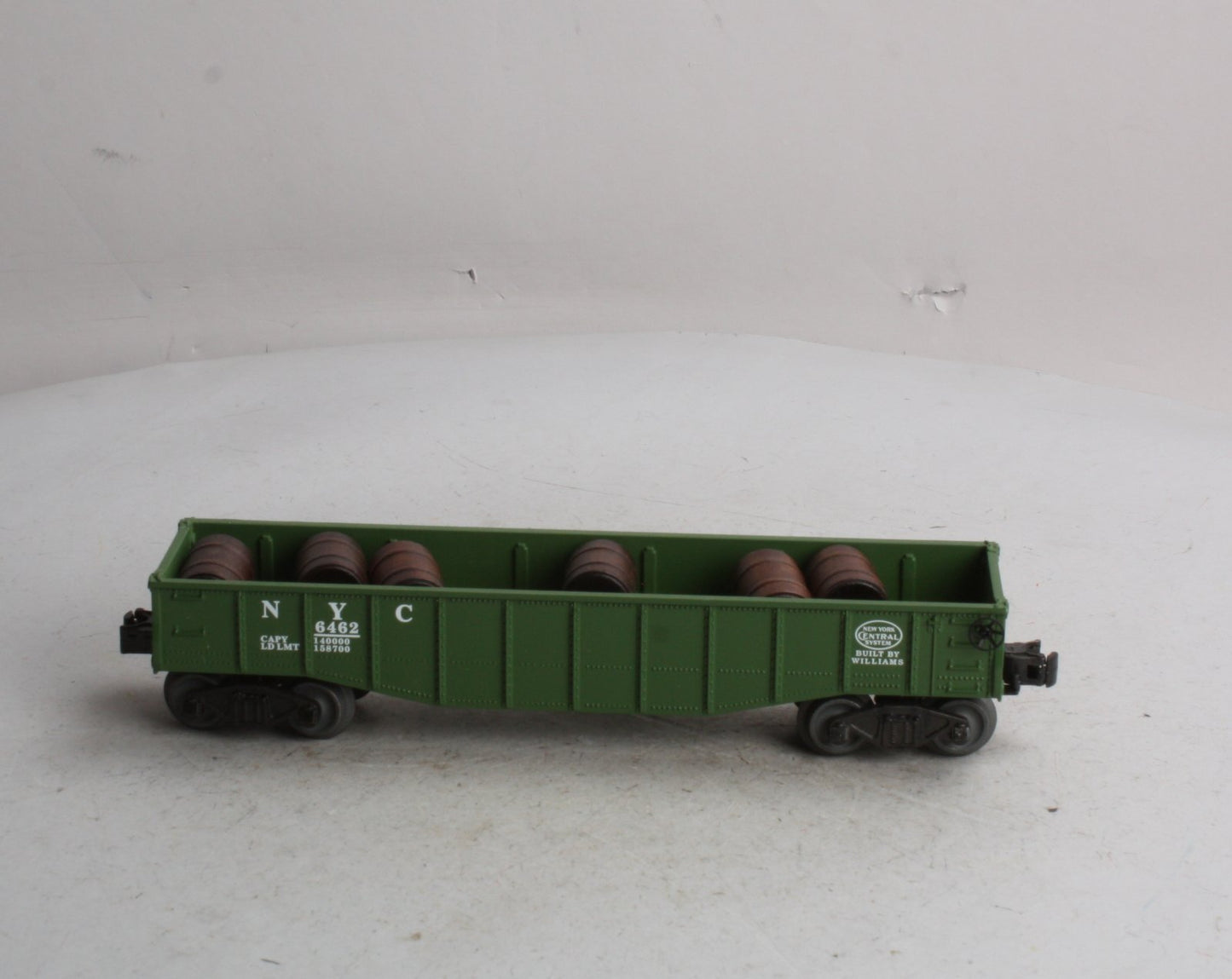 Williams GC03 New York Central Gondola W/Barrels #6462 NIB
