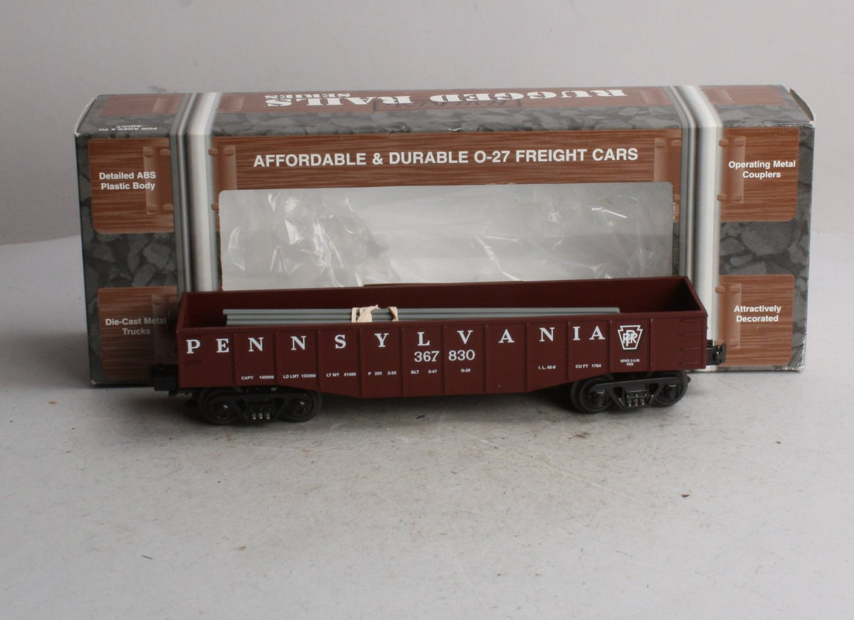 MTH 33-7204 O Gauge Pennsylvania Gondola w/I-Beam Load #367830 LN/Box