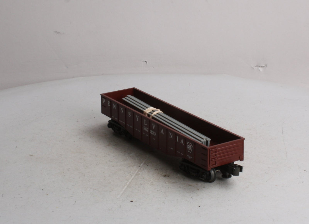 MTH 33-7204 O Gauge Pennsylvania Gondola w/I-Beam Load #367830 LN/Box