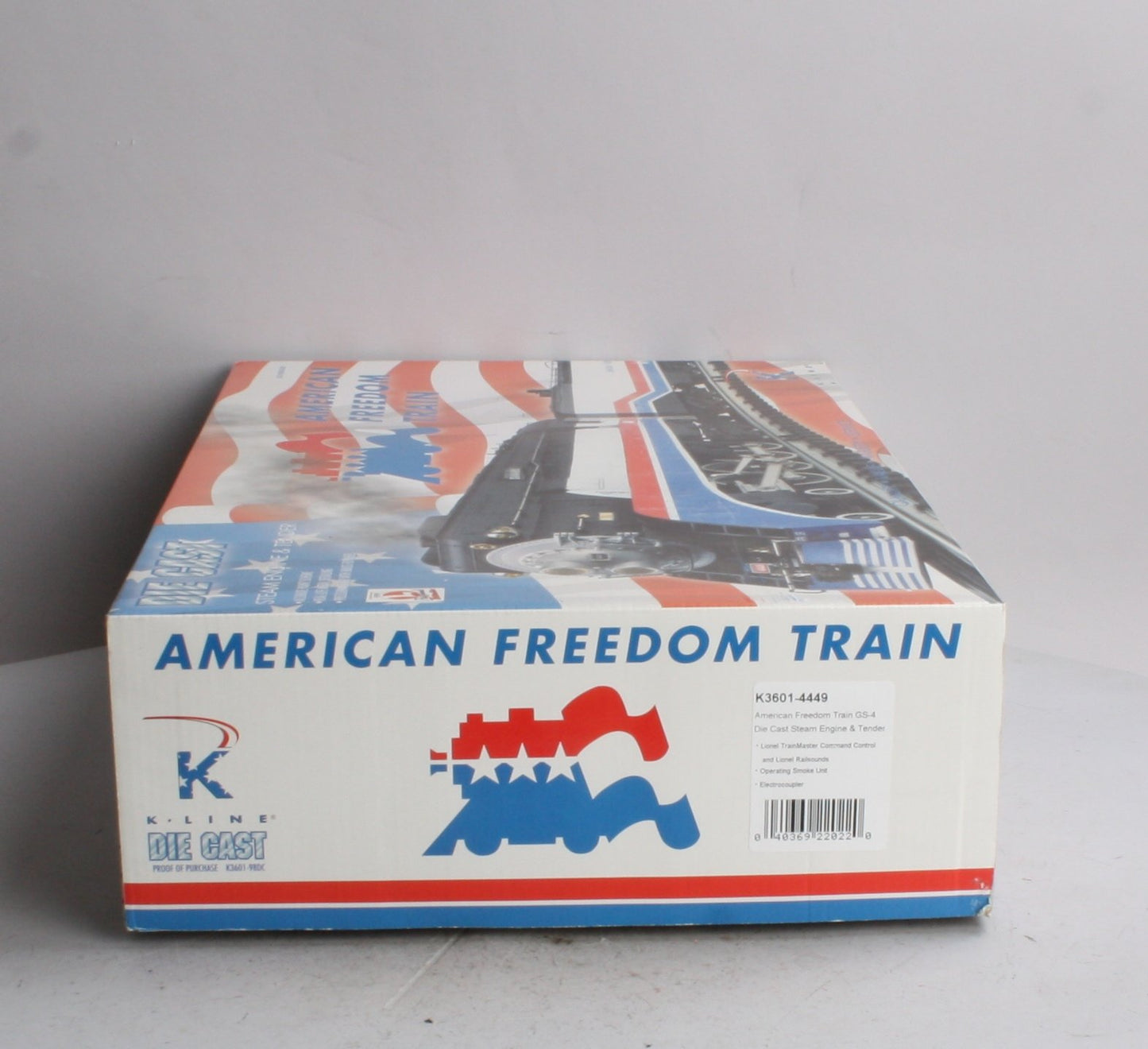 K-Line K3601-4449 American Freedom Train GS-4 Steam Engine & Tender #4449 LN/Box