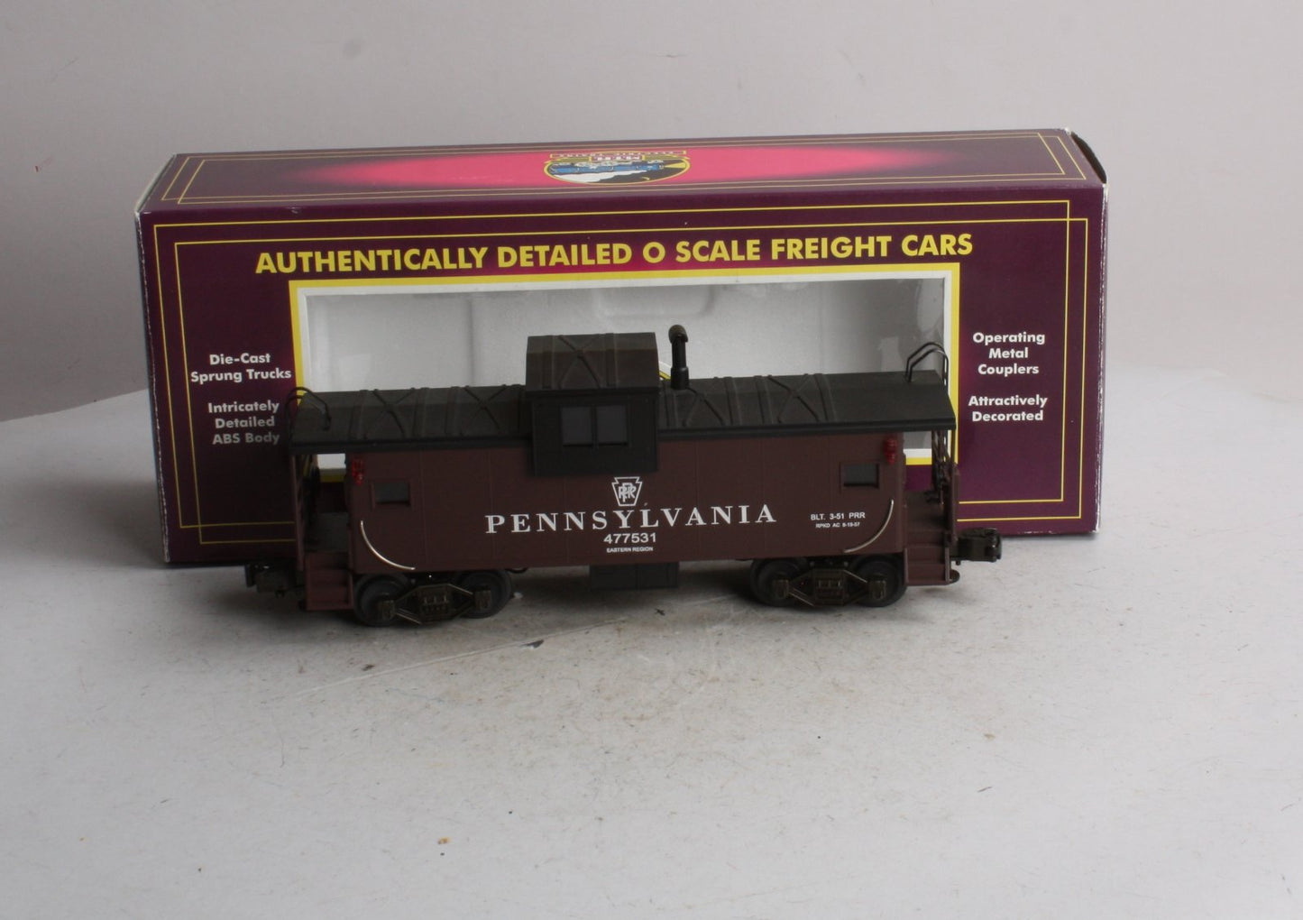 MTH 20-9101 O Pennsylvania Extended Vision Caboose #477531 NIB