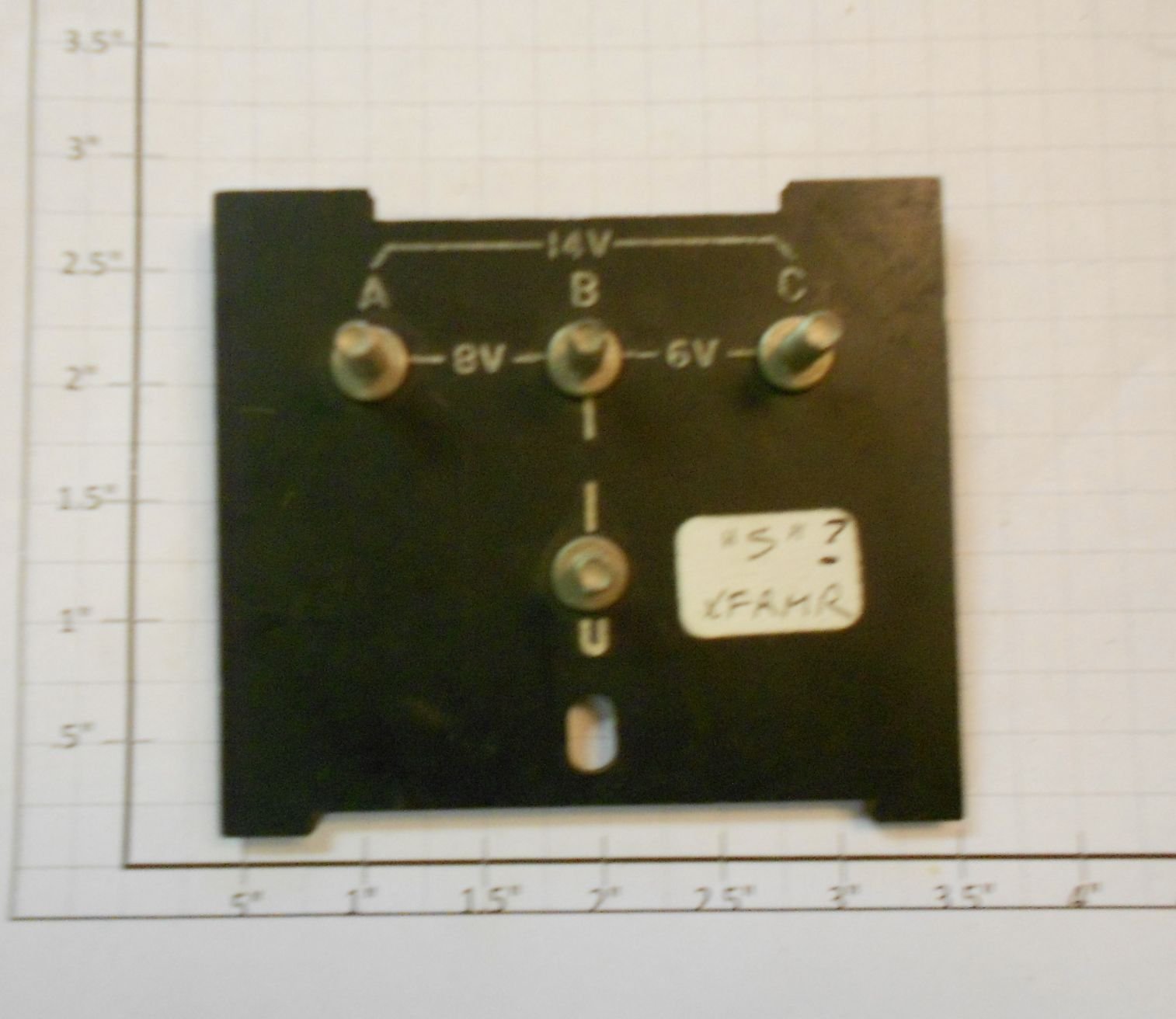 Lionel S-40A Backplate for S Transformer Version 1