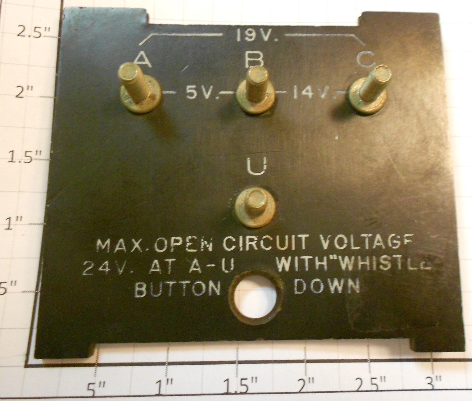 Lionel S-40B Backplate for S Transformer Version 2