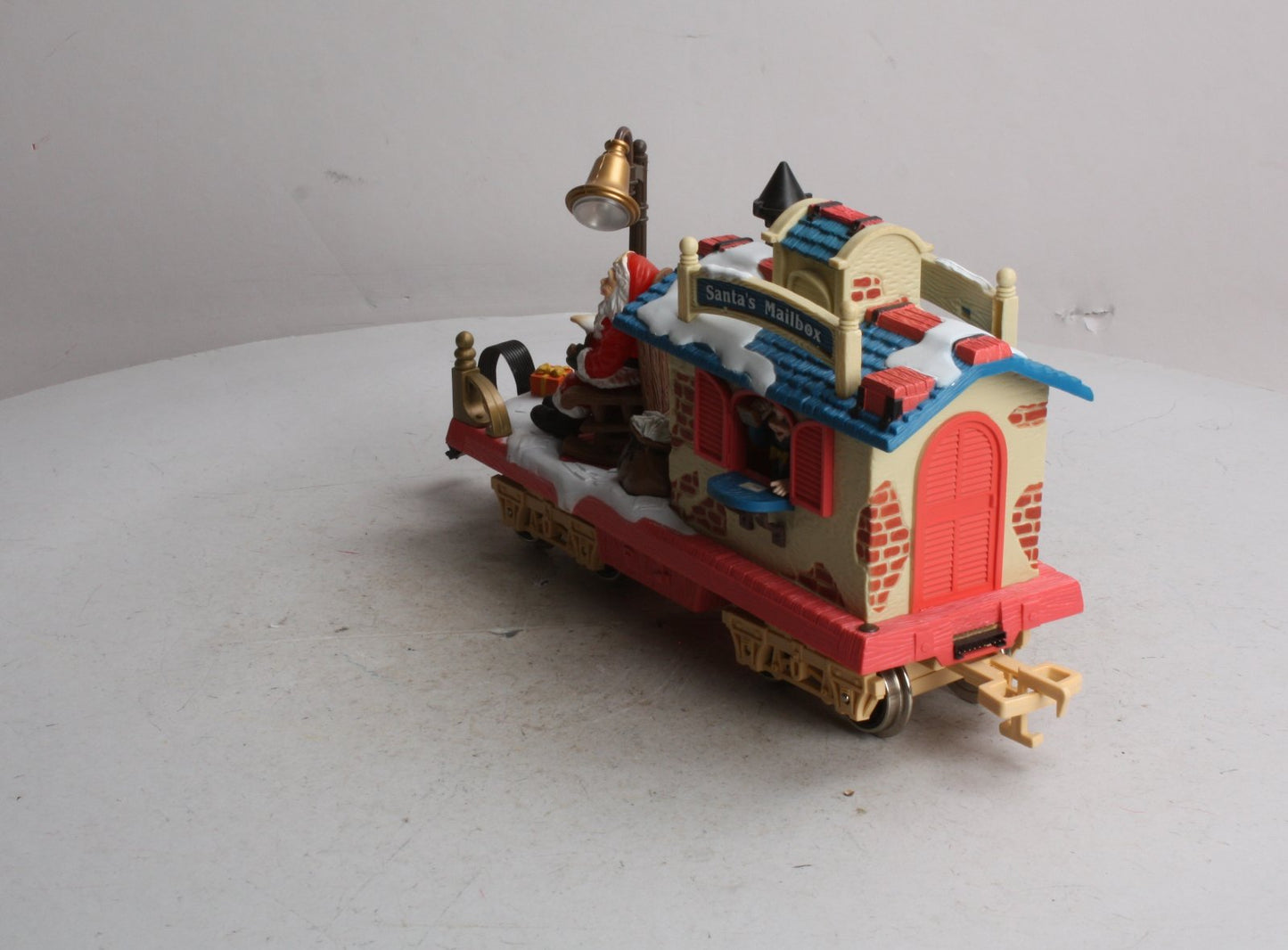 New Bright 380-1 G Scale Animated Santa's Mailbox Car - Metal Wheels EX/Box
