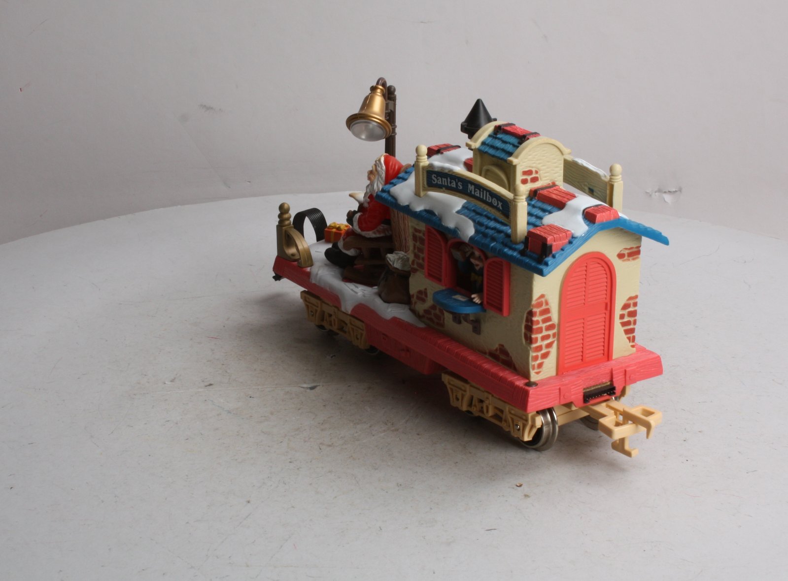 New Bright 380-1 G Scale Animated Santa's Mailbox Car - Metal Wheels EX/Box