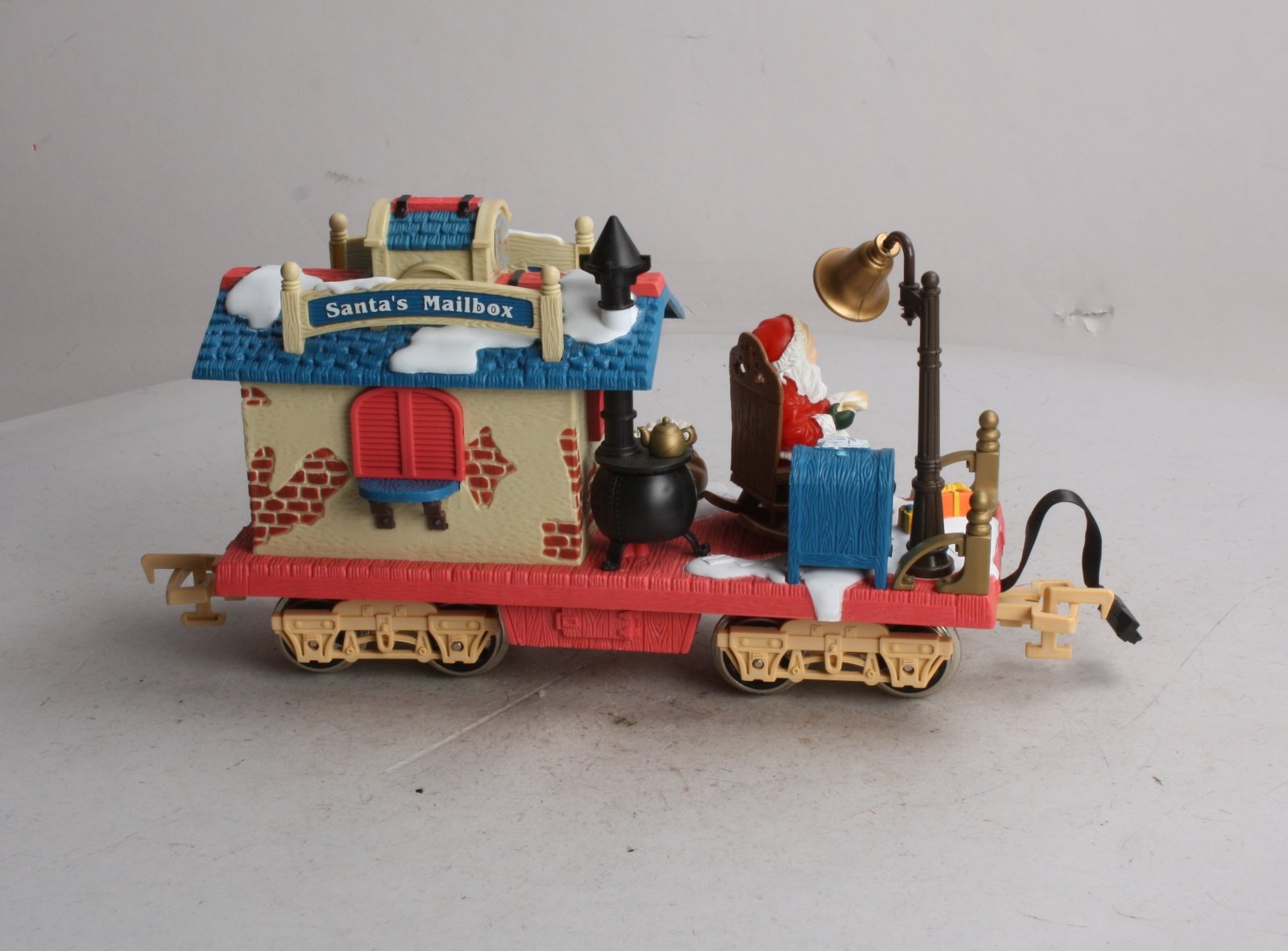 New Bright 380-1 G Scale Animated Santa's Mailbox Car - Metal Wheels EX/Box