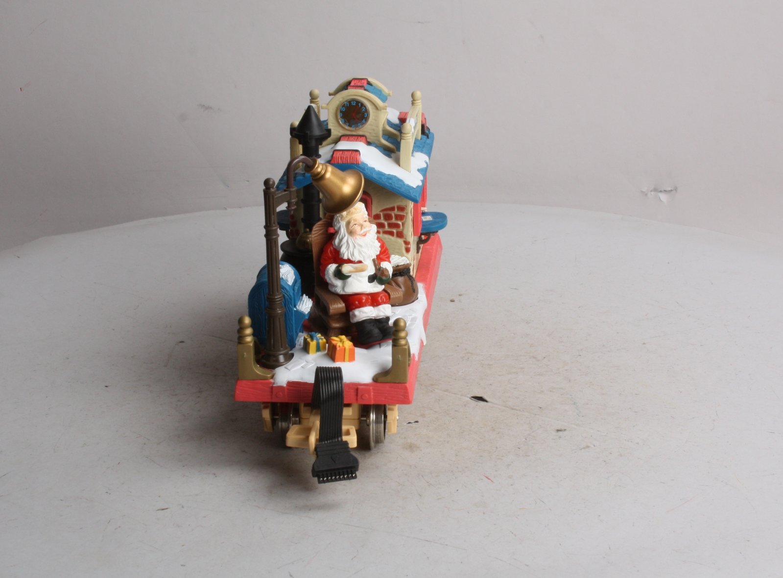 New Bright 380-1 G Scale Animated Santa's Mailbox Car - Metal Wheels EX/Box