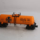 MTH 30-7395 O Gauge Santa Fe Modern Tank Car #98507 LN/Box