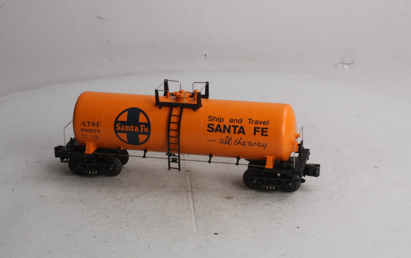 MTH 30-7395 O Gauge Santa Fe Modern Tank Car #98507 LN/Box