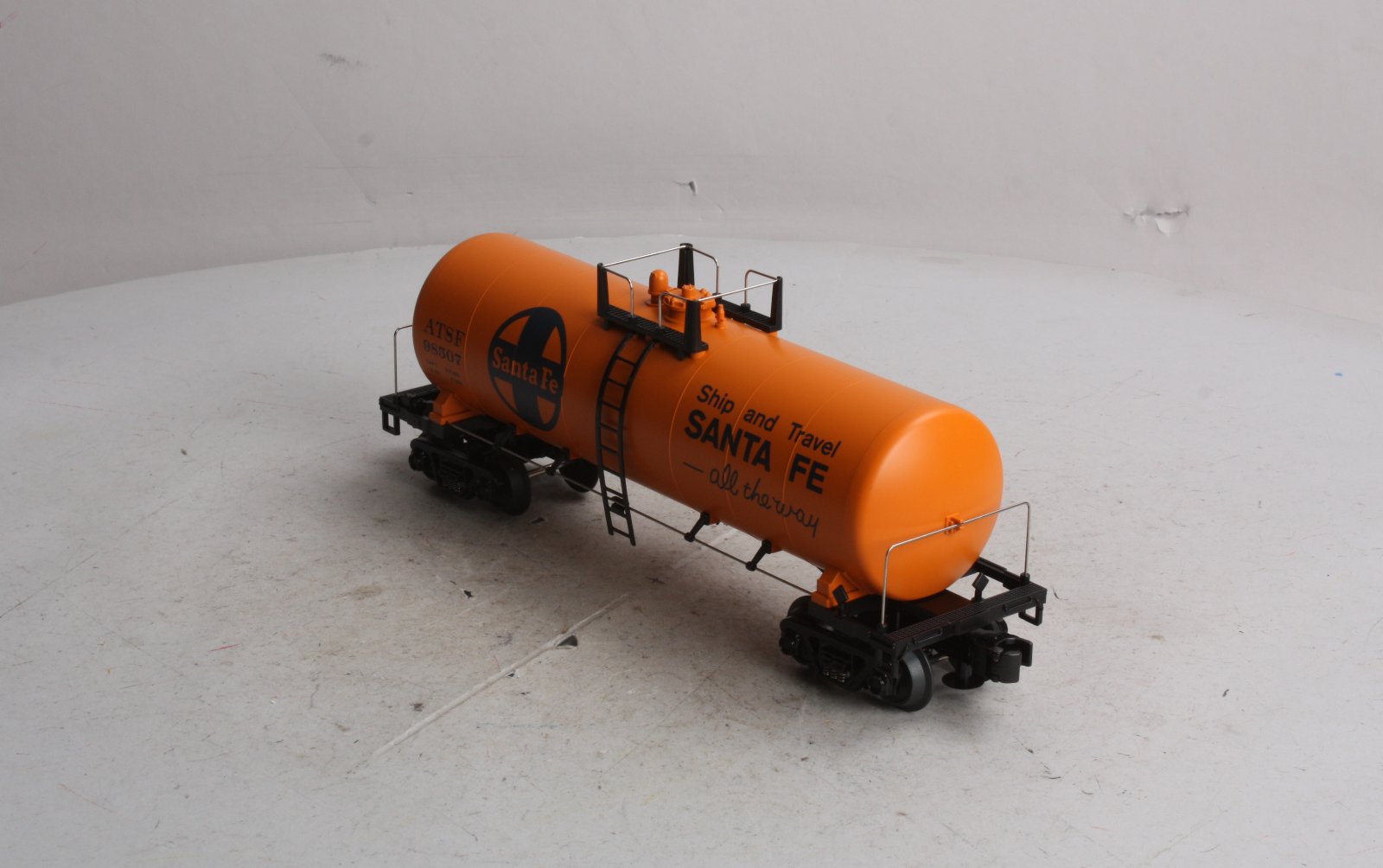 MTH 30-7395 O Gauge Santa Fe Modern Tank Car #98507 LN/Box