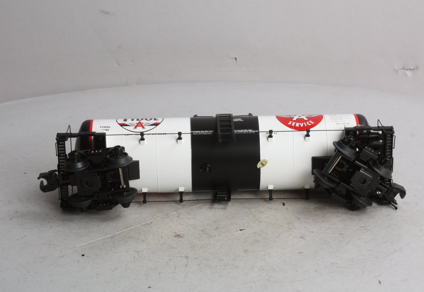 MTH 20-96122 O Gauge Tidewater Oil "Tydol Flying A Service" Tank Car #1942 LN/Box