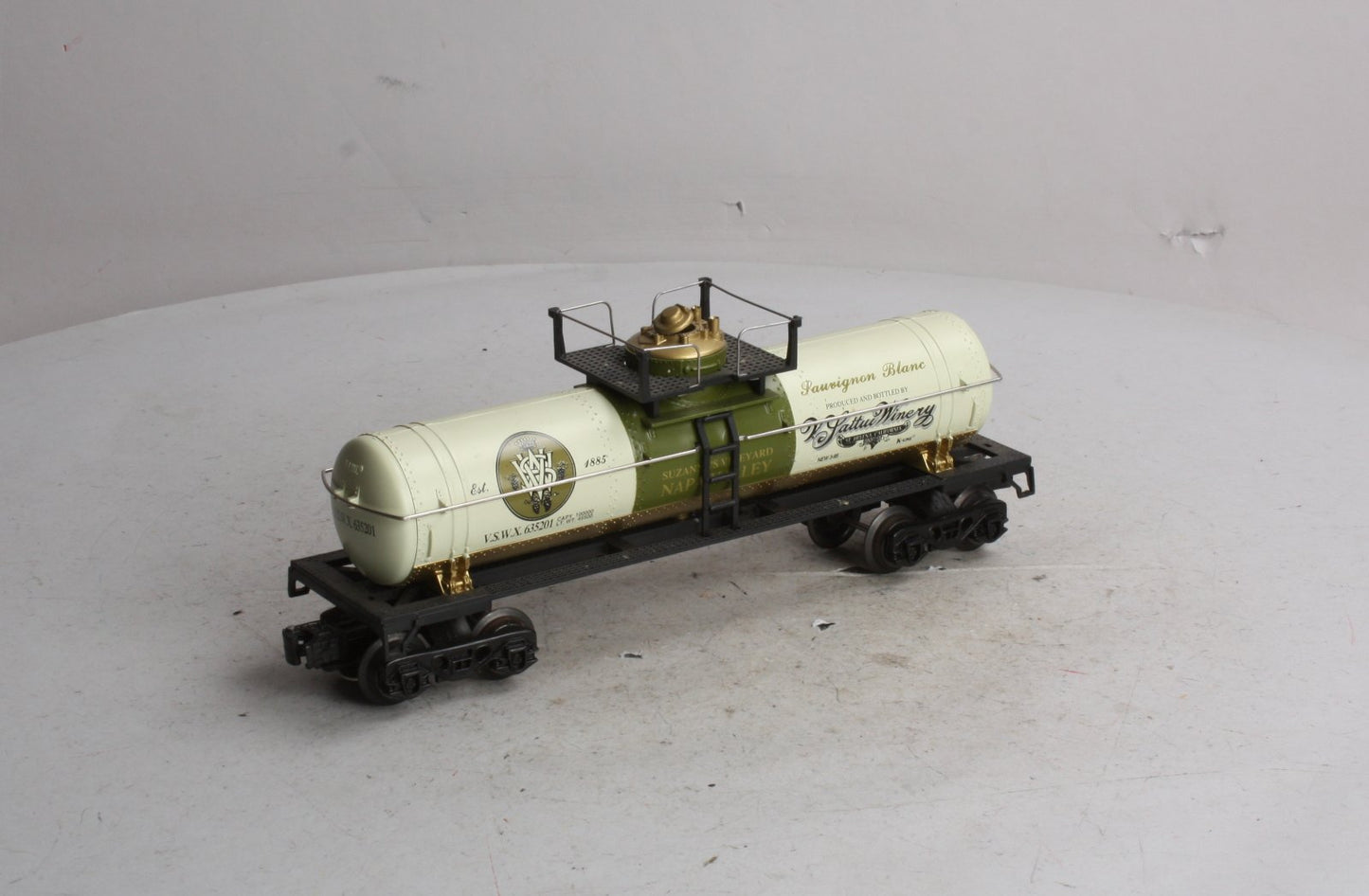 K-Line K635201 O Gauge Sattui Sauvignon Blanc Single Dome Tank LN/Box