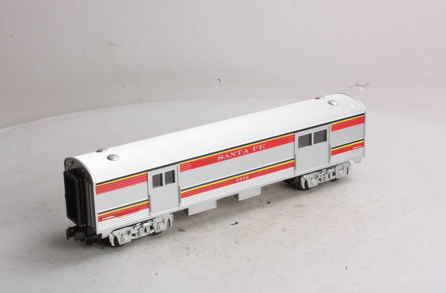 MTH 30-6103S-1 O Gauge Santa Fe Streamlined Baggage Car #3482 EX/Box