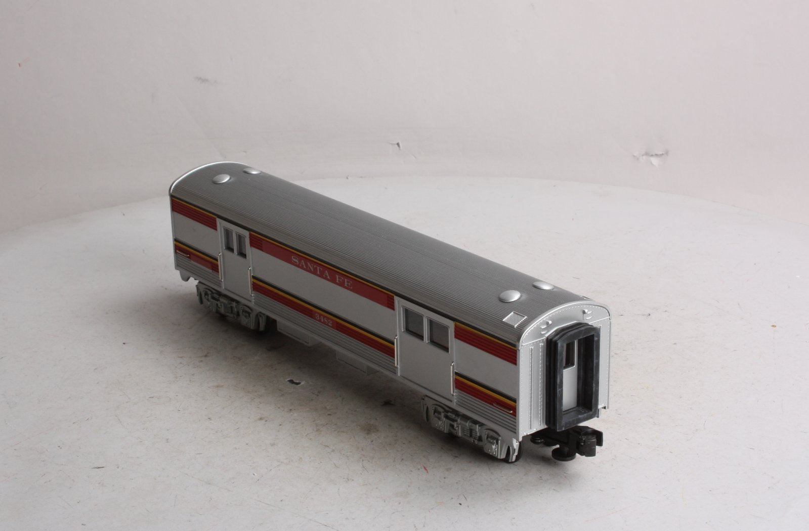 MTH 30-6103S-1 O Gauge Santa Fe Streamlined Baggage Car #3482 EX/Box