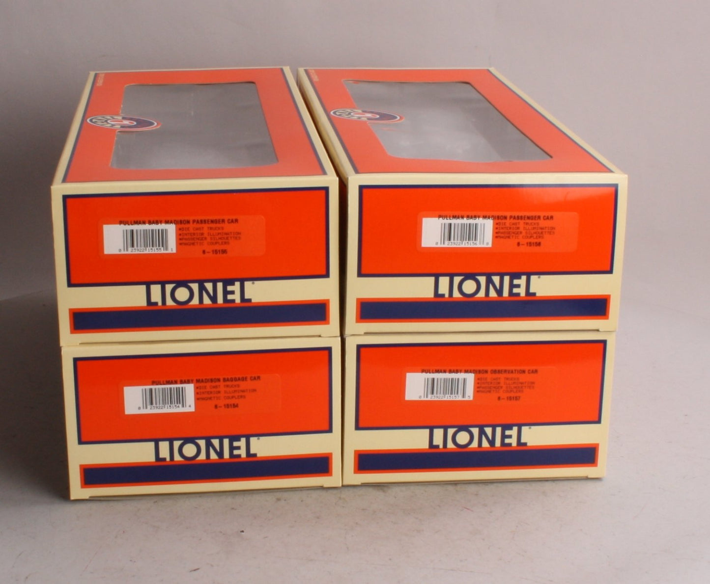 Lionel 6-15153 Pullman Baby Madison (Set of 4) EX/Box