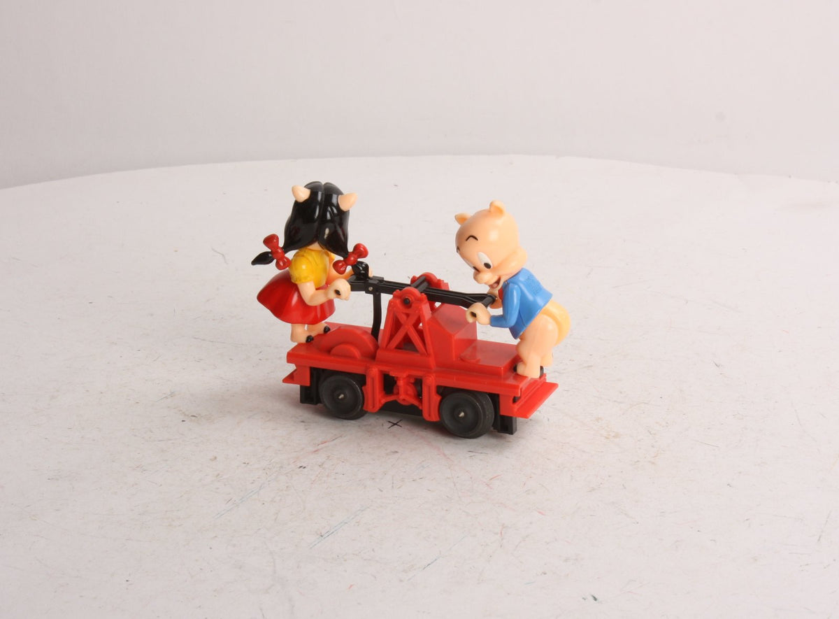 Lionel 6-18434 O Gauge Porky & Petunia Operating Handcar LN/Box