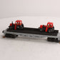 Lionel 6-16907 Flatcar with 2 Farm Tractors (1 is missing) LN/Box