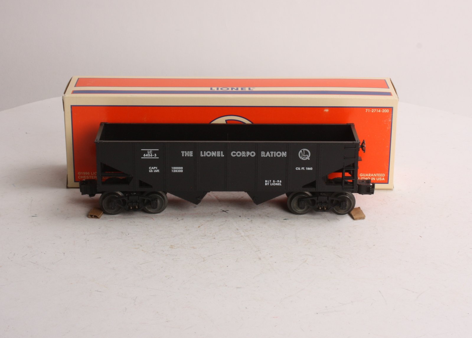 Lionel 6-16433 O Gauge Lionel Corp. 2-Bay Hopper #6456-3 LN/Box