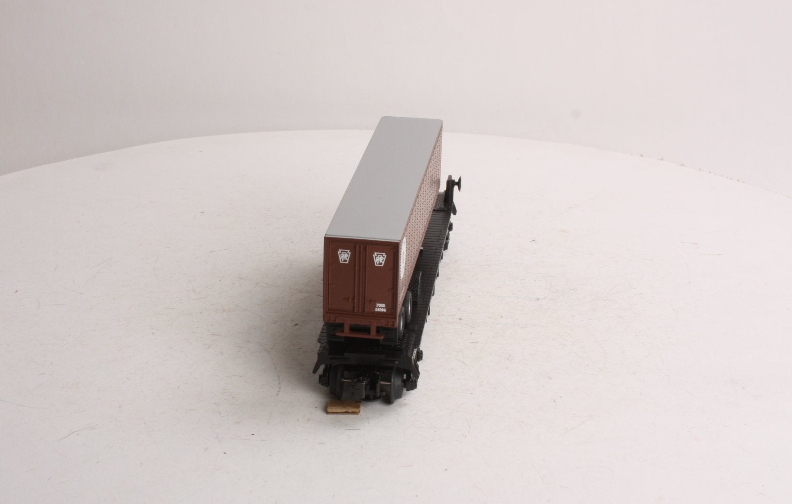MTH 30-7626 O Gauge Pennsylvania Railroad Flatcar w/ Trailer #474399