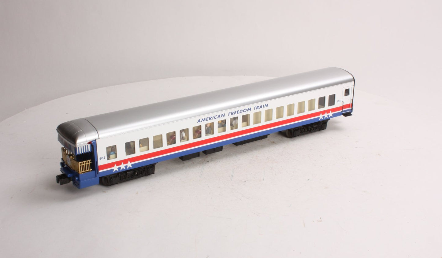 K-Line k4601-30205 O American Freedom Train 18" Aluminum Observation Car #205 LN/Box