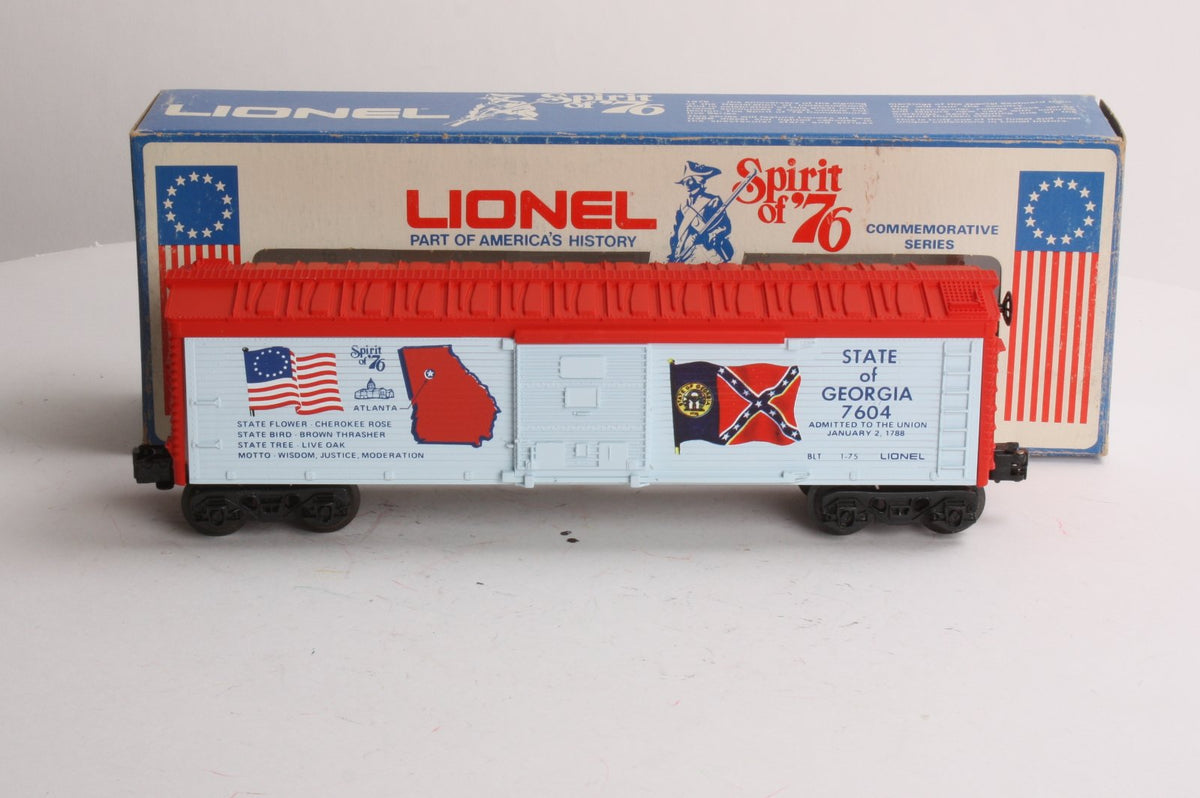 Lionel 6-7604 O Gauge State of Georgia Boxcar #7604 LN/Box