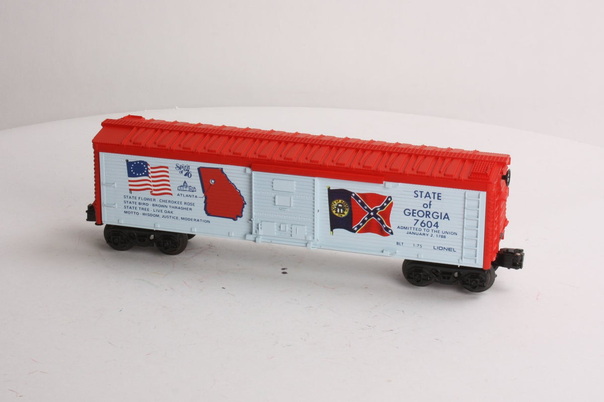 Lionel 6-7604 O Gauge State of Georgia Boxcar #7604 LN/Box