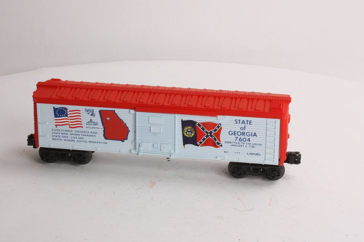Lionel 6-7604 O Gauge State of Georgia Boxcar #7604 LN/Box