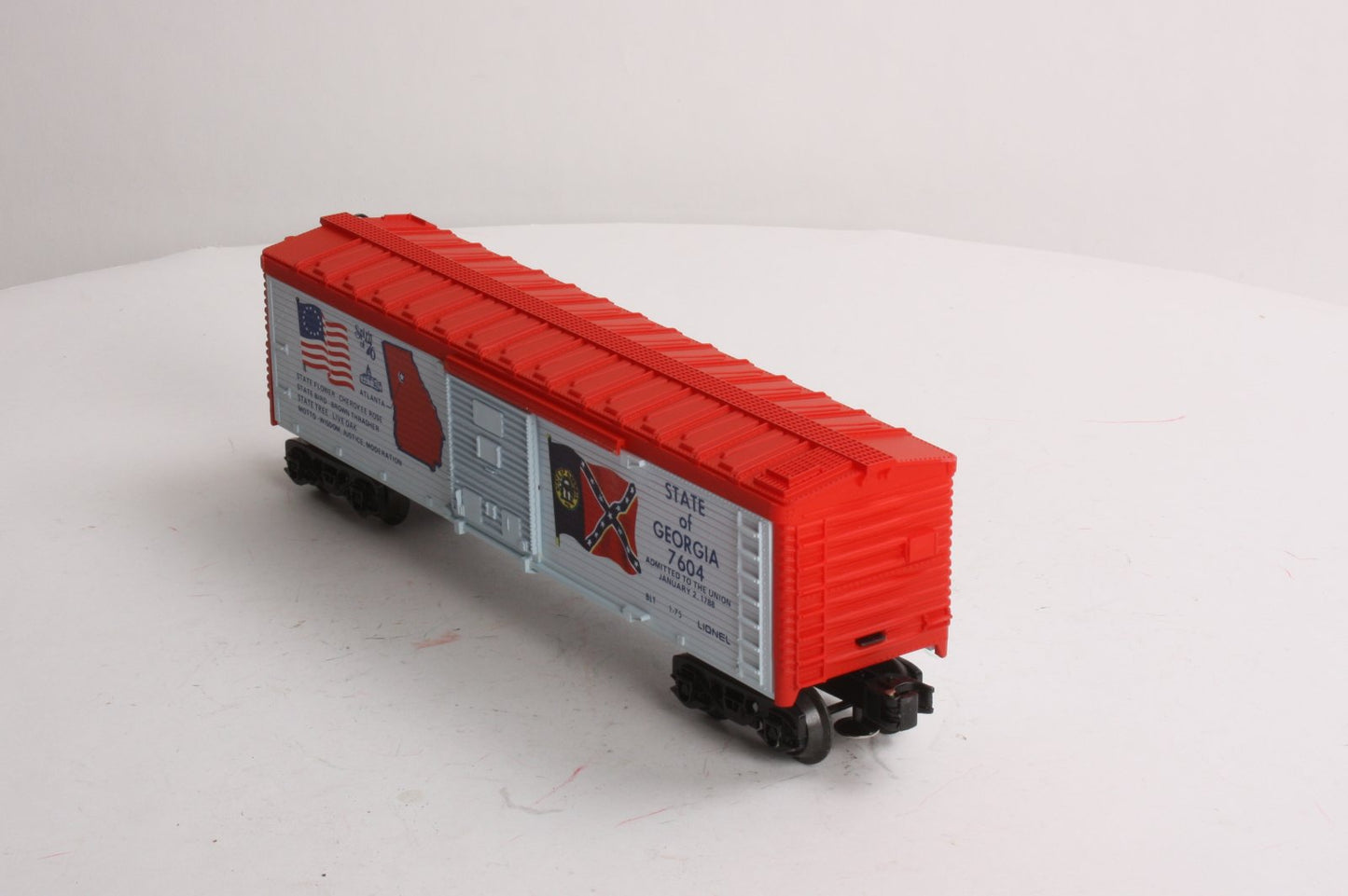 Lionel 6-7604 O Gauge State of Georgia Boxcar #7604 LN/Box