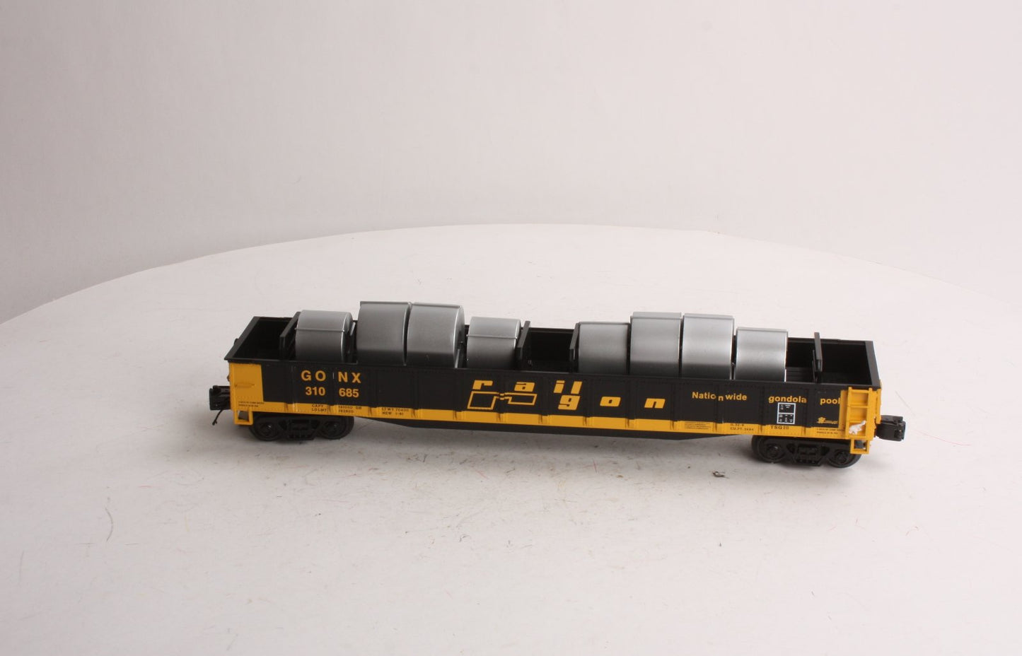 MTH 20-98874 O Railgon MTHRRC 2012 Gondola Car w/Coil Steel Load #310685 NIB