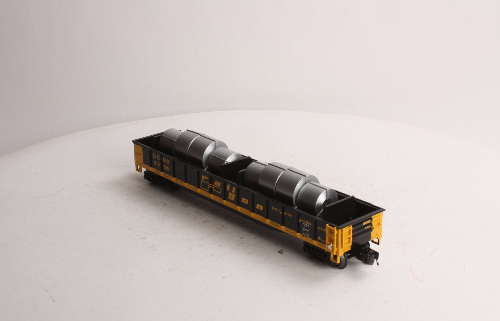 MTH 20-98874 O Railgon MTHRRC 2012 Gondola Car w/Coil Steel Load #310685 NIB