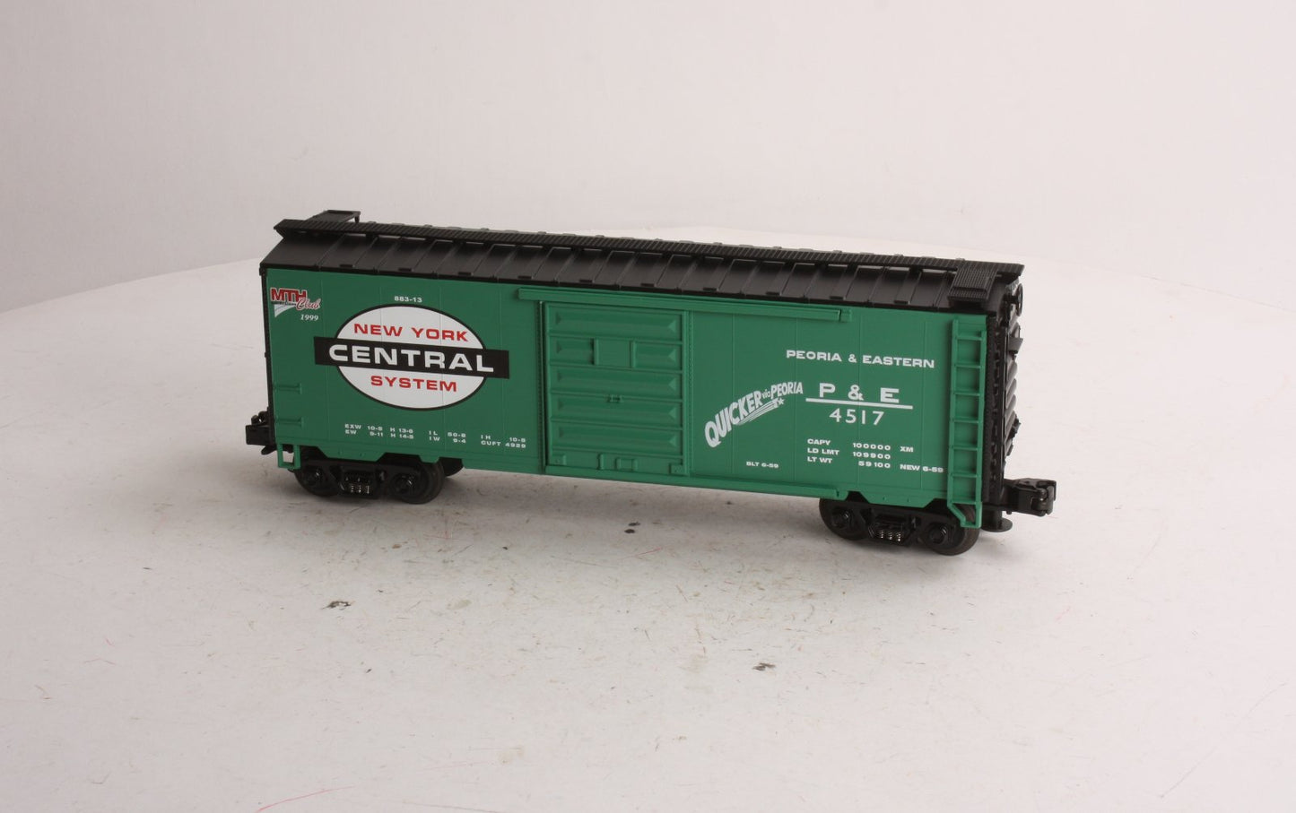 MTH 20-93024 O Gauge New York Central MTHRRC-1999 Box Car #4517 LN/Box