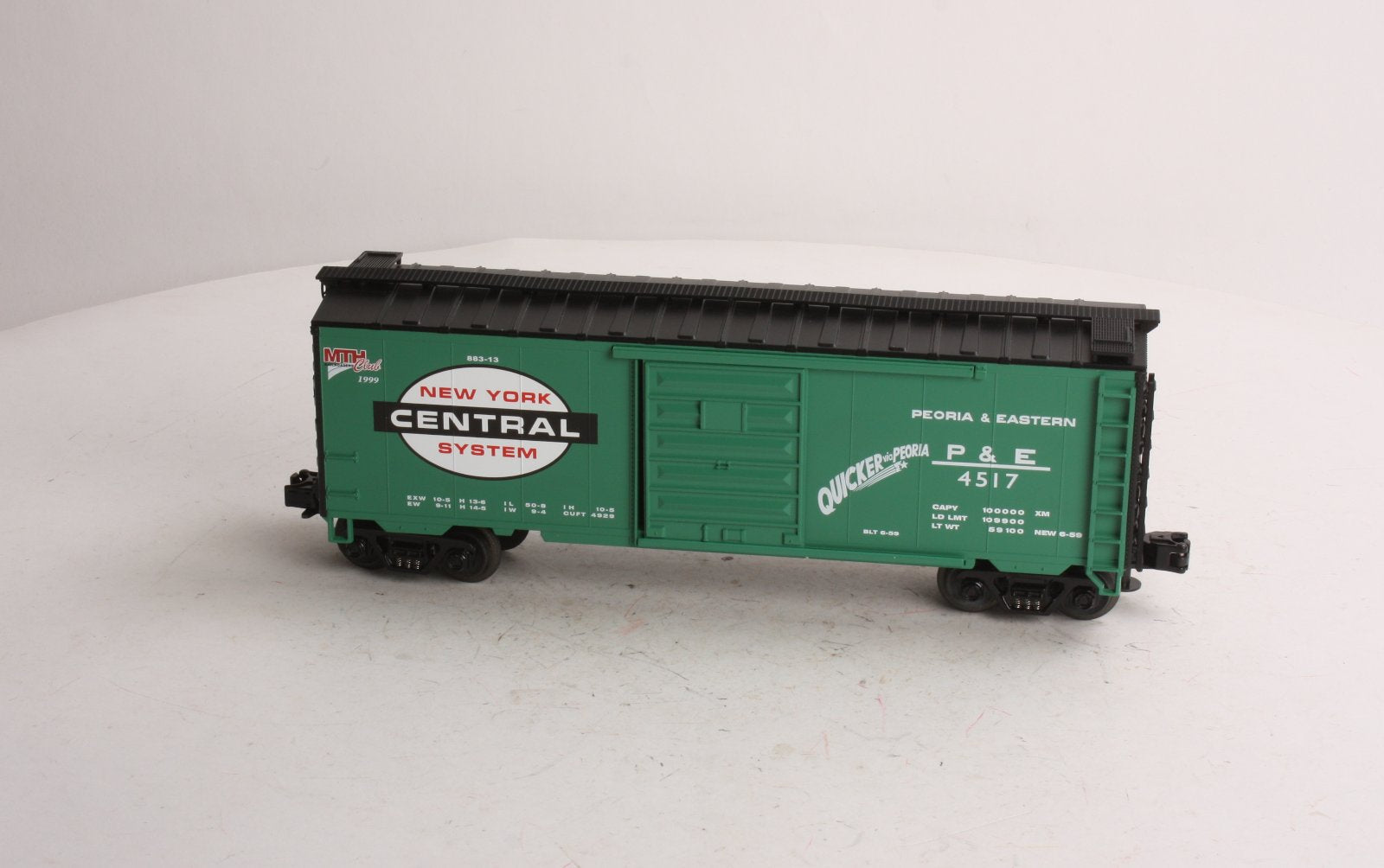 MTH 20-93024 O Gauge New York Central MTHRRC-1999 Box Car #4517 LN/Box