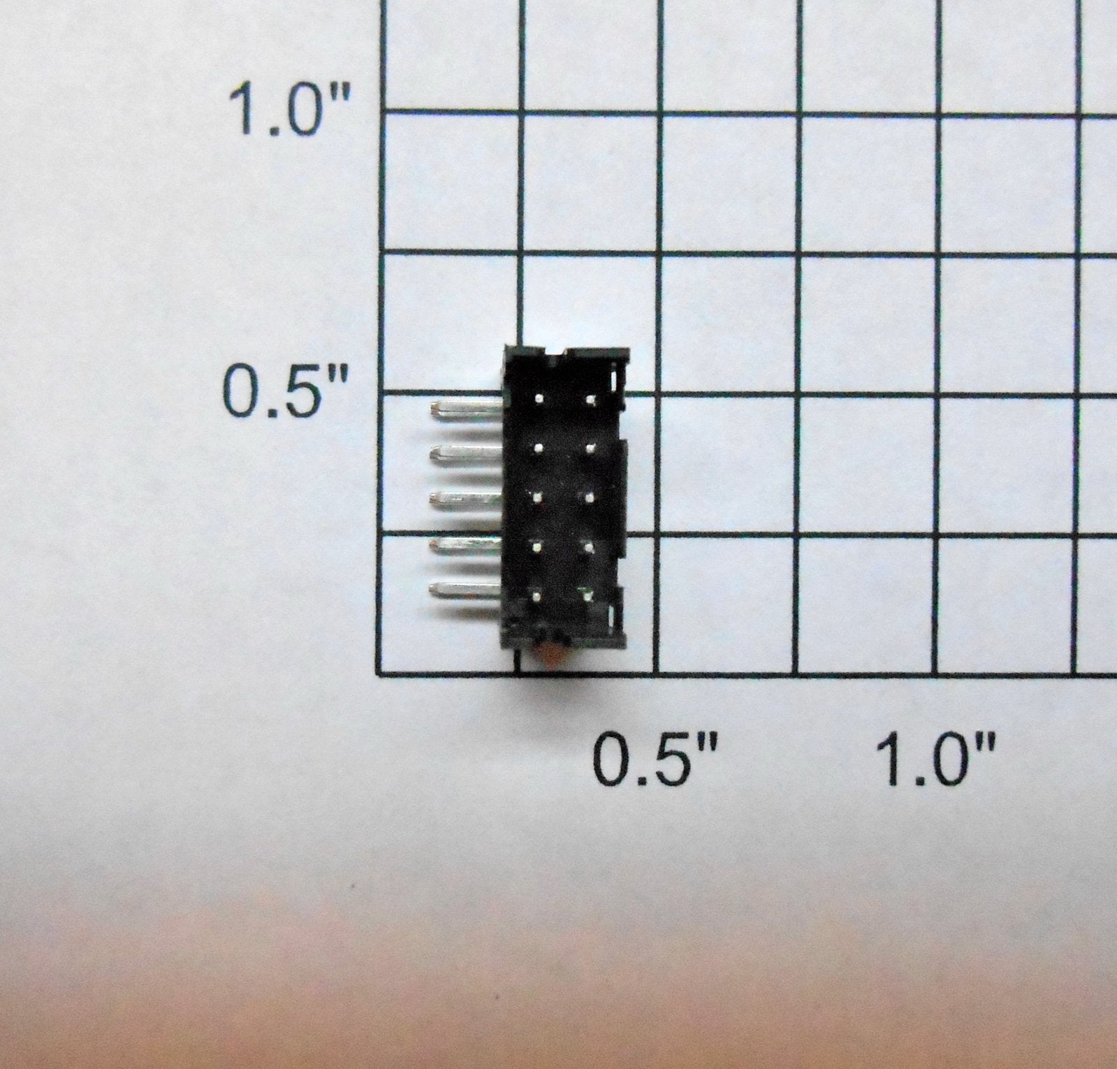 MTH DF11-10DP-2DS-24 10 Pin Male Connector for PS2 - 90* Header