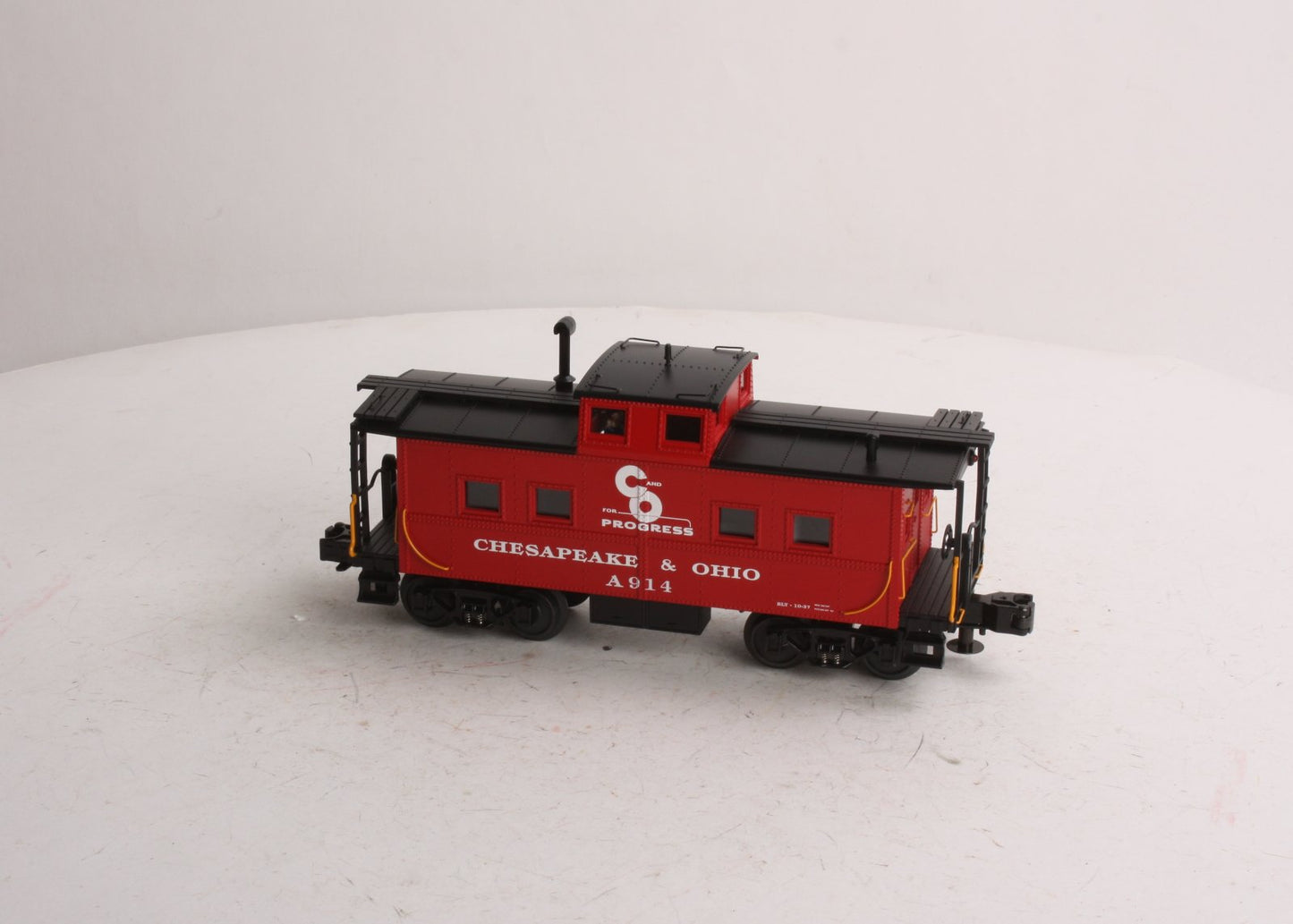 MTH 20-91173 Chesapeake and Ohio Center Cupola Steel Caboose #A914 LN/Box