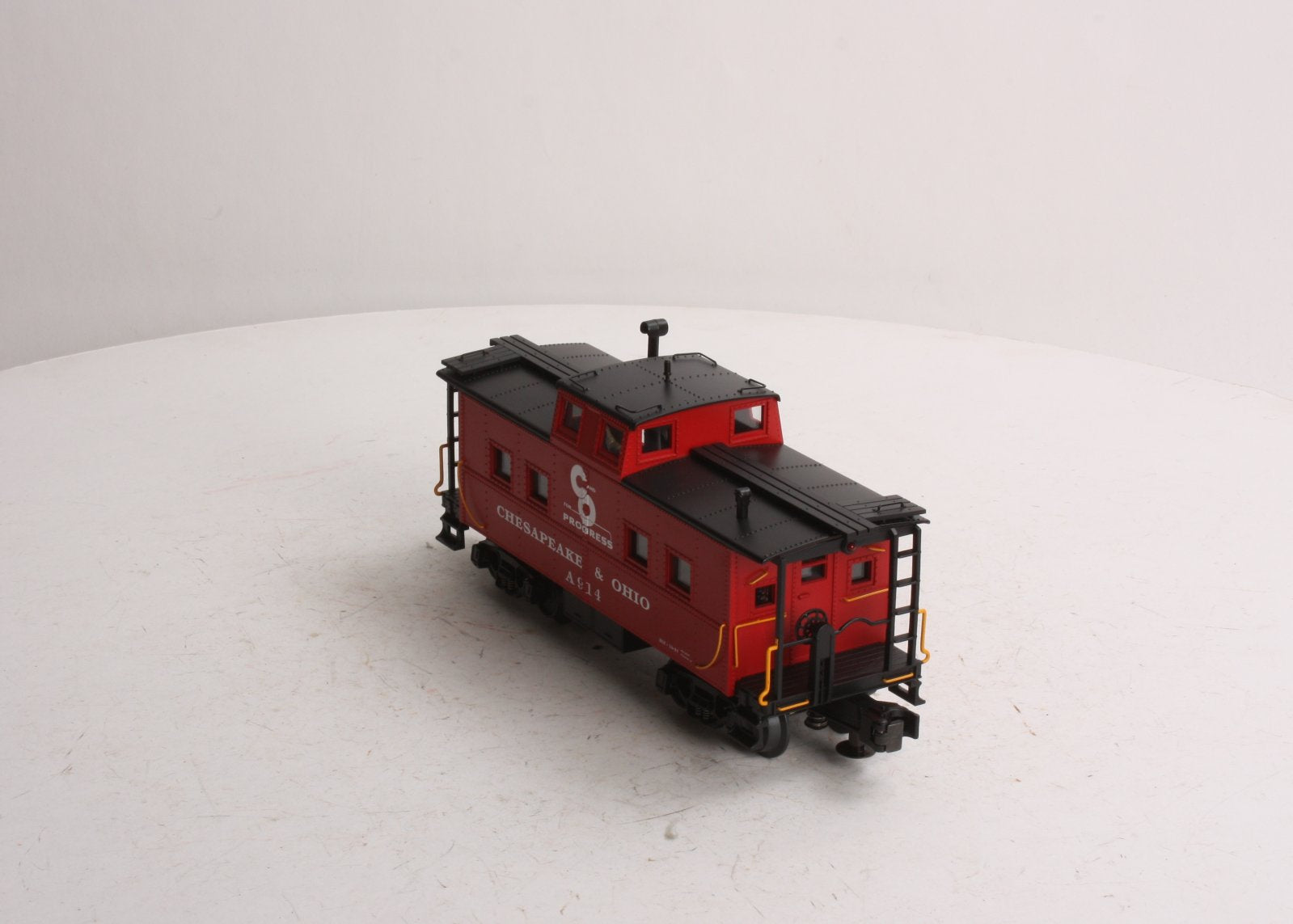 MTH 20-91173 Chesapeake and Ohio Center Cupola Steel Caboose #A914 LN/Box