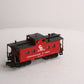 MTH 20-91173 O Chesapeake and Ohio Center Cupola Steel Caboose #A914 LN
