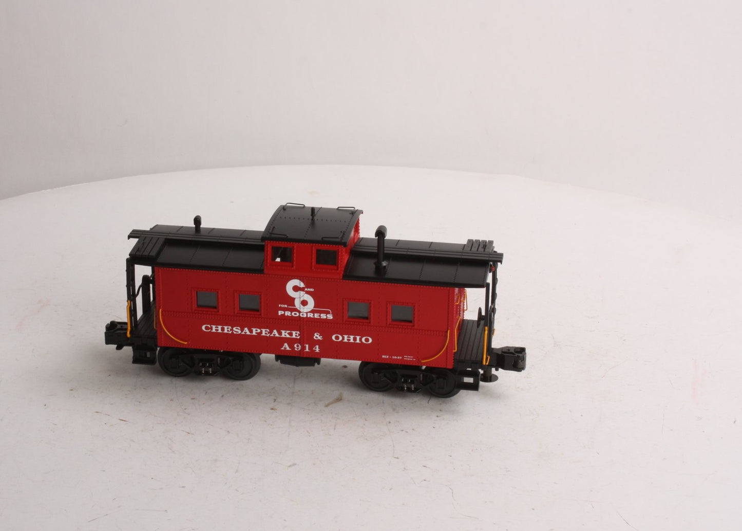 MTH 20-91173 Chesapeake and Ohio Center Cupola Steel Caboose #A914 LN/Box
