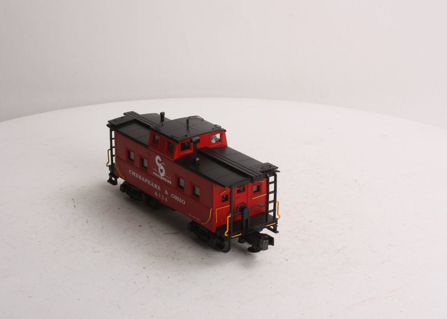 MTH 20-91173 Chesapeake and Ohio Center Cupola Steel Caboose #A914 LN/Box