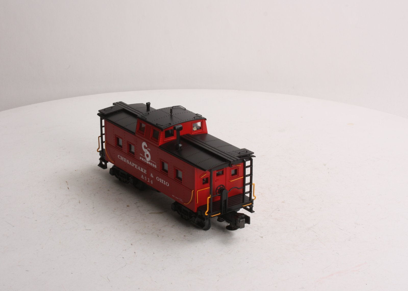 MTH 20-91173 Chesapeake and Ohio Center Cupola Steel Caboose #A914 LN/Box