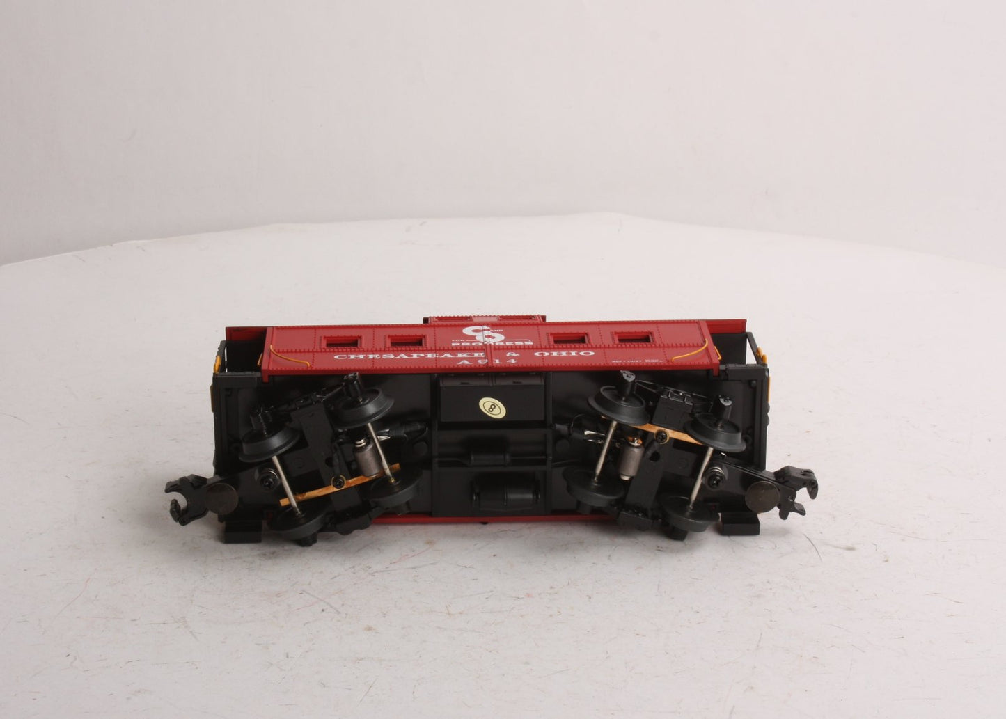 MTH 20-91173 Chesapeake and Ohio Center Cupola Steel Caboose #A914 LN/Box