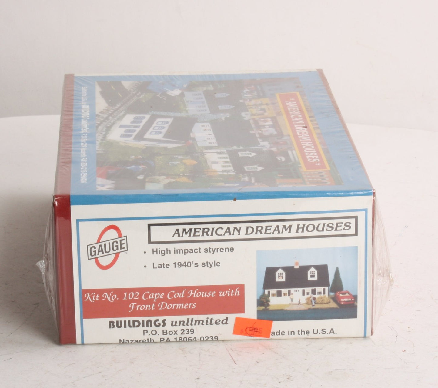 Bldgs Unlimited 102 O Gauge Cape Cod House w/Dormers Building Kit