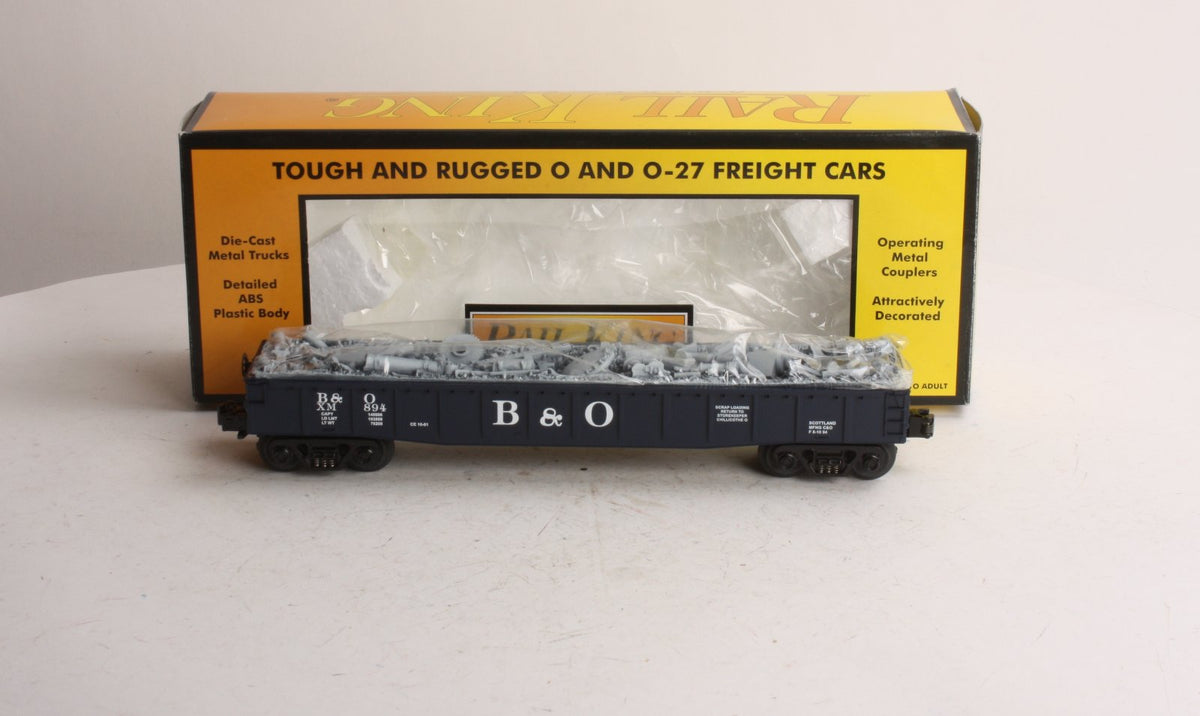 MTH 30-7213 O Baltimore and Ohio Gondola w/Junk Load #894 LN/Box